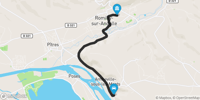 Itinéraire vers Romilly-sur-Andelle