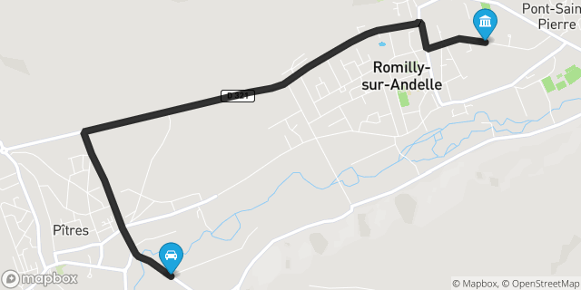 Itinéraire vers Romilly-sur-Andelle