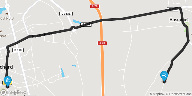 Itinéraire vers Bourg-Achard