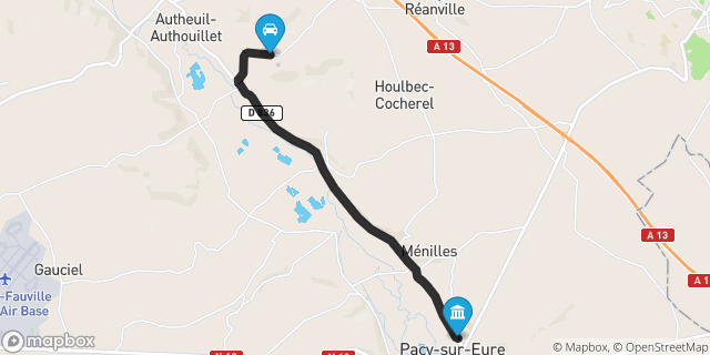Itinéraire vers Pacy-sur-Eure