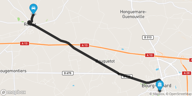 Itinéraire vers Bourg-Achard