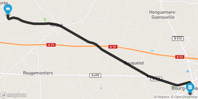 Itinéraire vers Bourg-Achard