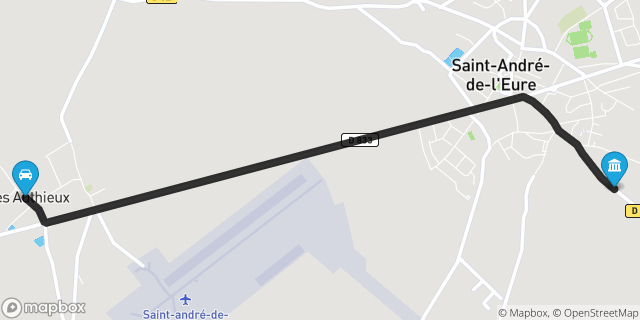 Itinéraire vers Saint-André-de-l'Eure