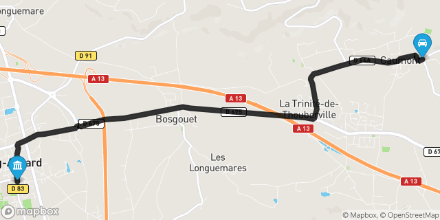 Itinéraire vers Bourg-Achard