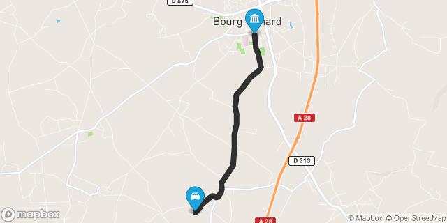 Itinéraire vers Bourg-Achard