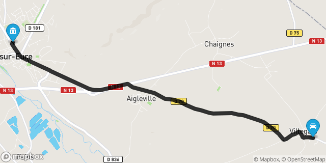 Itinéraire vers Pacy-sur-Eure