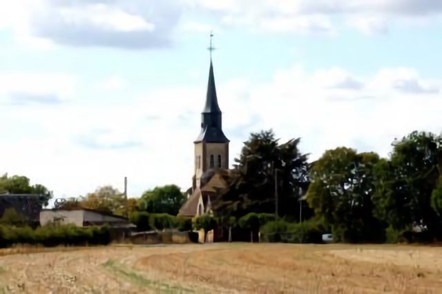 La Guéroulde vu de la route