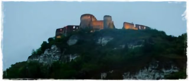 Château Gaillard ... entre chiens et loups