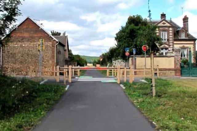 La voie verte à Marcilly sur Eure