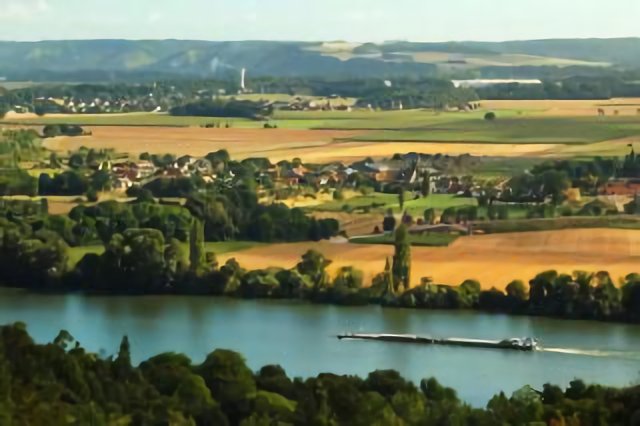 Vallée de la Seine - Eure, Horní Normandie, Francie 2008