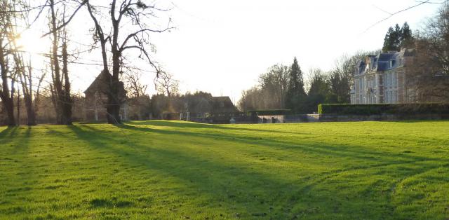The castle Saint-Maclou-la-Campagne in Saint-Maclou (Eure, France).