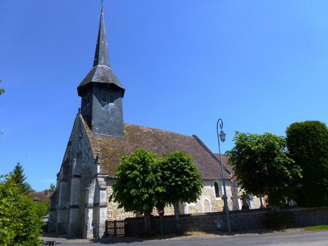 La Houssaye (Eure, Fr) église Saint-Aignan