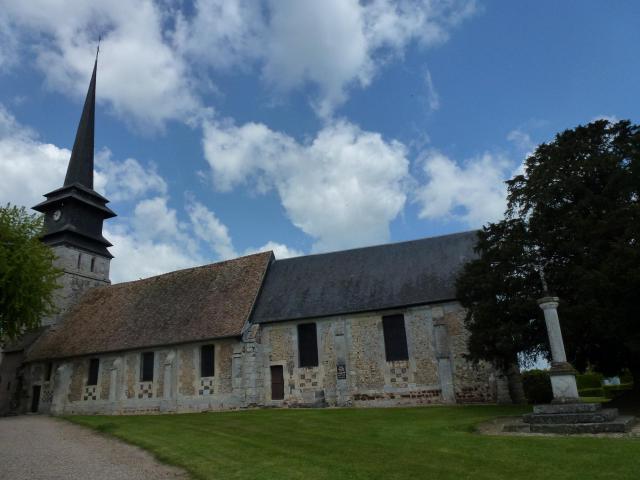 Tourville-la-Campagne (Eure), église Saint-Ouen.