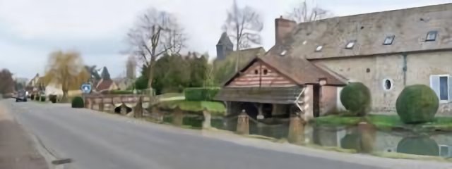 Rue principale Croisy sur Eure