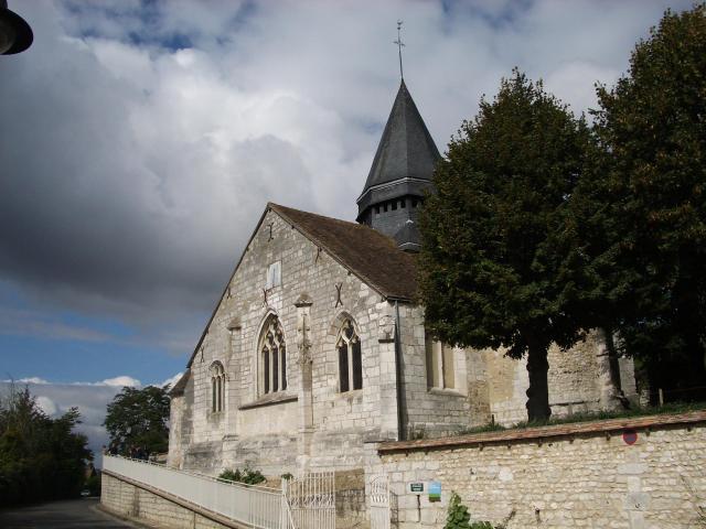 L'église sainte Radegonde à Giverny (Eure)