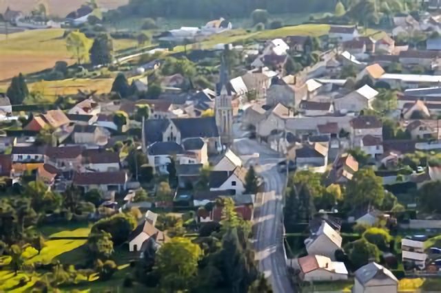 Vue du ciel, côté est