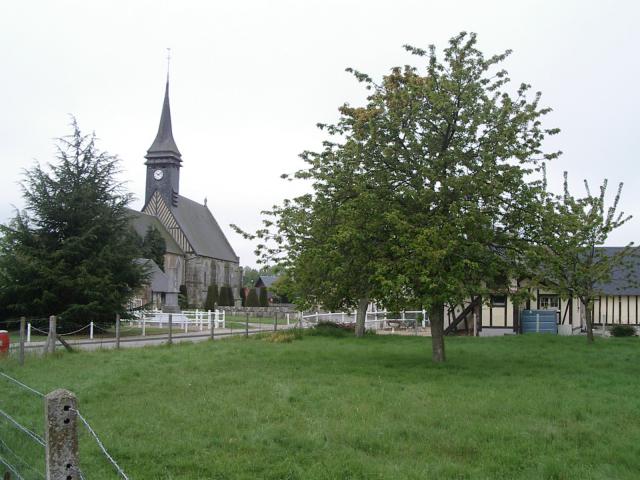 Vue de Jonquerets-de-Livet (France, Eure)