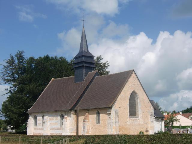 Eglise de Tocqueville (Eure, Normandie, France)