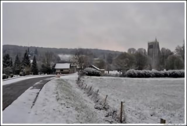 Jour de neige au Bec-Hélloin