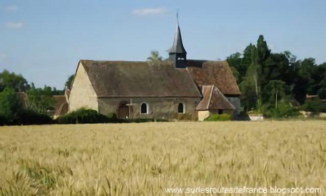 Roman - Eglise Saint-Aignan de Blandey, XIVe