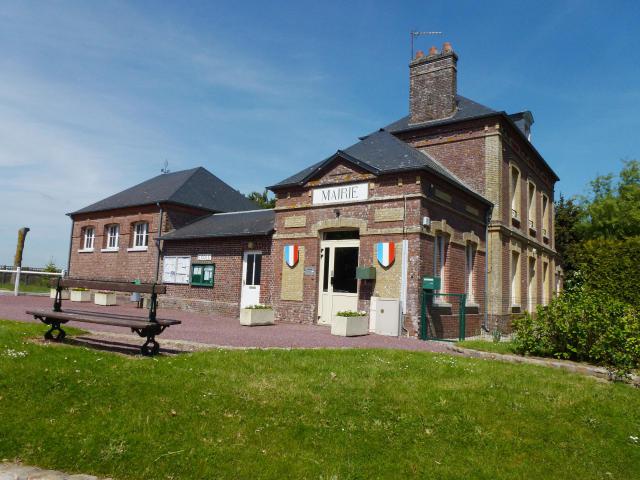 Le Favril (Eure, Fr) mairie - école