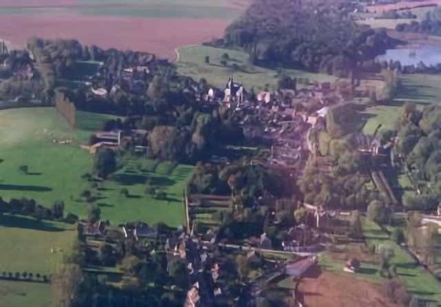 mainneville vue d'avion