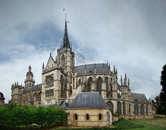 Notre-Dame d'Évreux, Eure, Normandie, France.