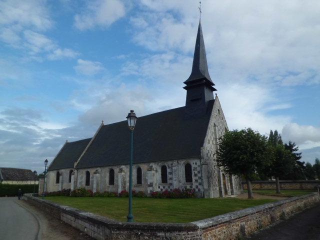 Saint-Aubin Church at Saint-Aubin-le-Guichard, Eure, Normandie