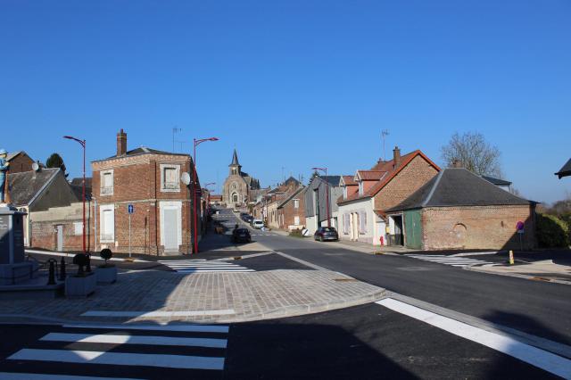 La rue principale.