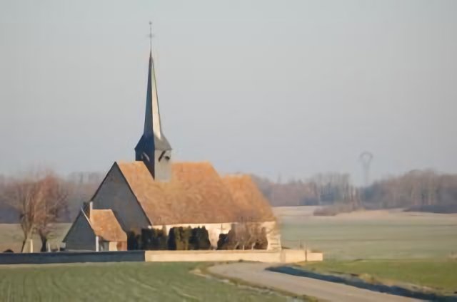 L'église dans la campagne