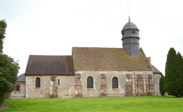 Église Saint-Cyr-Sainte-Juliette (XIIe siècle) à Brétigny (Eure, 27), France
