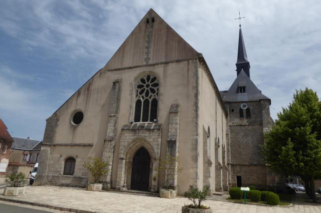 église Saint-Lubin, Voves, Eure-et-Loir, France.