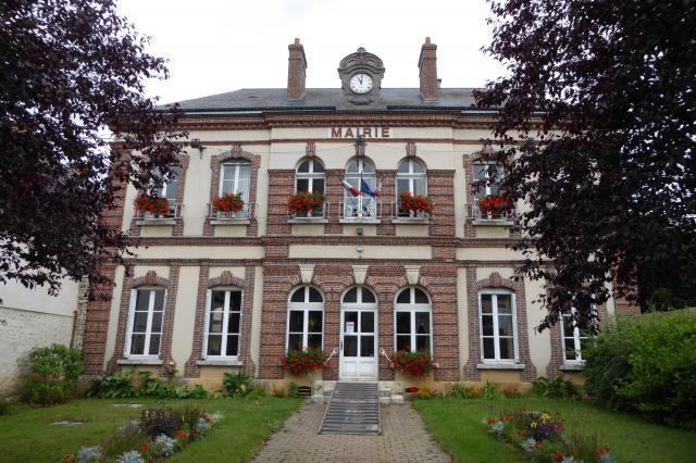 mairie, Prunay-le-Gillon, Eure-et-Loir (France).