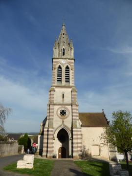 Église Saint-Gilles-et-Saint-Victor de Saint-Victor-de-Buthon, en Eure-et-Loir.