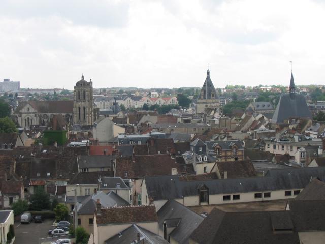 Aperçu de Dreux (Eure-et-Loir).