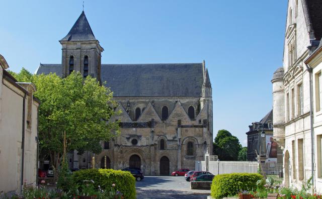 église de la Madeleine, Châteaudun, Eure-et-Loir, France. Façade nord.