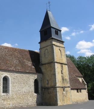 Église Saint-Pierre de Droue-sur-Drouette. (département d'Eure-et-Loir, région Centre).