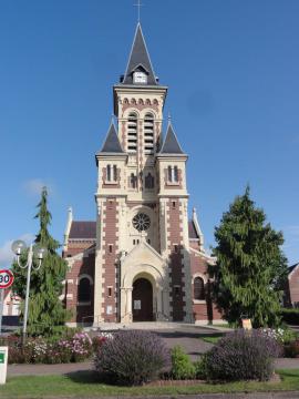Holnon (Aisne) église Saint-Quentin