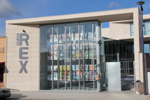Le cinéma Rex, à Nogent-le-Rotrou, Eure-et-Loir, France.