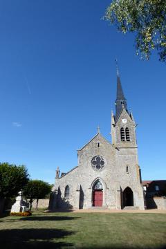 église Saint-Gervais-et-Saint-Protais, Mignières, Eure-et-Loir, France.