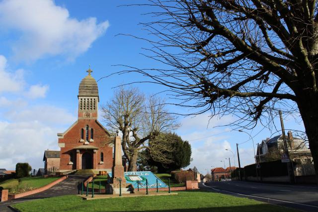 La place de l'église.