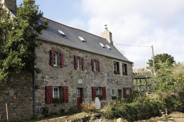 Maison ancienne à Porz ar Vilin à Saint-Pabu.