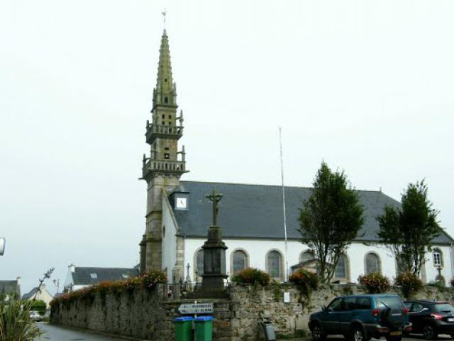 L'eglise de Ploumoguer, le 25.9.2013