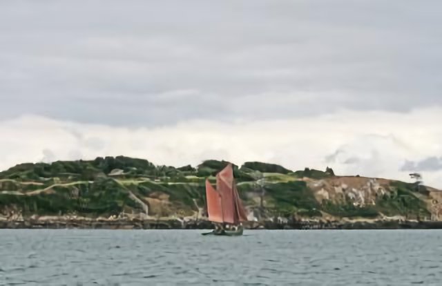 l'île Trébéron, où se trouvait un lazaret (