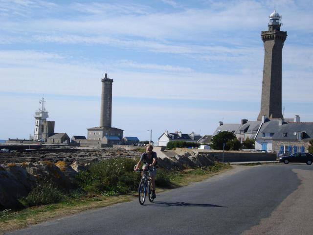 Phares Pointe de Penmarc'h, Finistère, Bretagne, France.