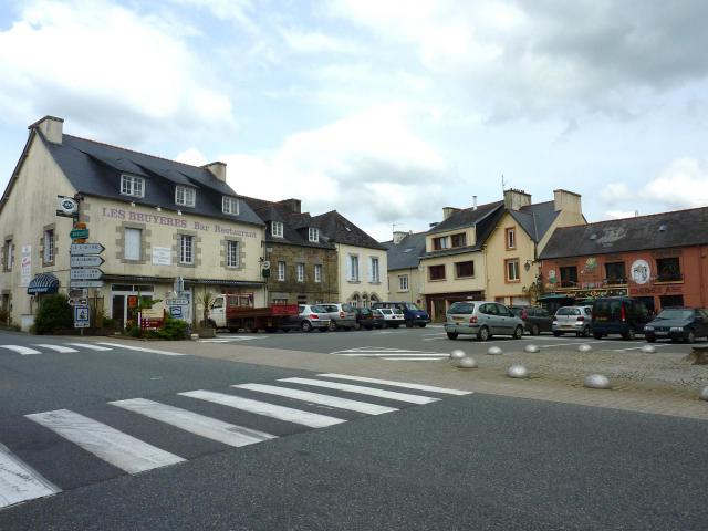 La place principale de Brasparts