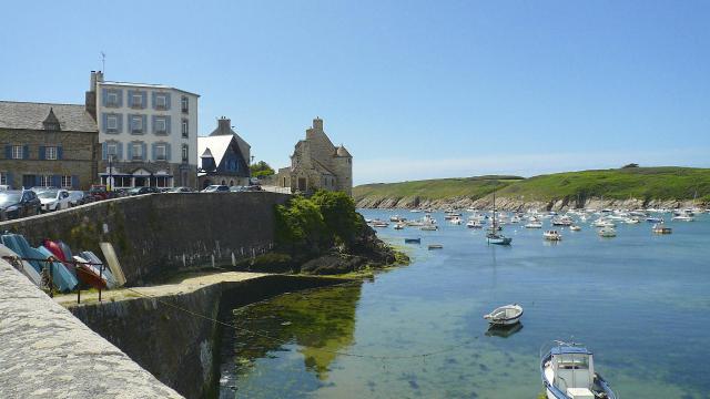 La Ria au Conquet, vue du quai du Drellach.