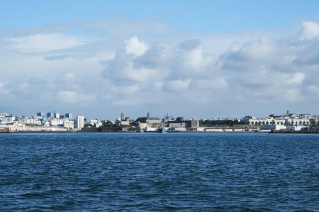 Entrée du port militaire de Brest