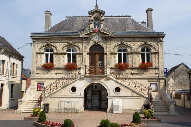 Mairie de Bruyères-et-Montbérault / Bruyères-et-Montbérault, Aisne, France
