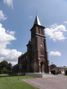 Béthancourt-en-Veaux (Aisne) église Saint-Médard